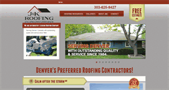 Desktop Screenshot of jkroofing.com
