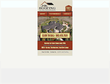 Tablet Screenshot of jkroofing.com